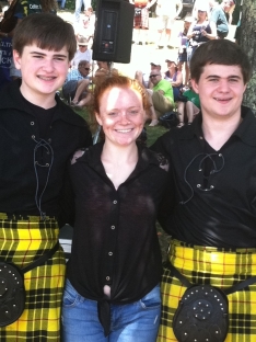 Mary Beth McQueen and the boys